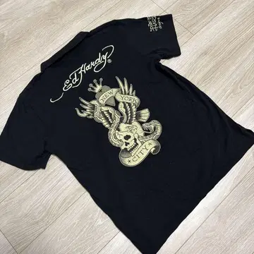 Licensed by Ed Hardy 디자인 피케 셔츠 XL 자수