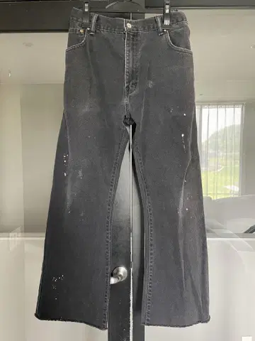 preloved 리메이크 데님 블랙 데님 빈티지