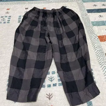 nop do nod 노두노드 체크 무늬 허리밴딩