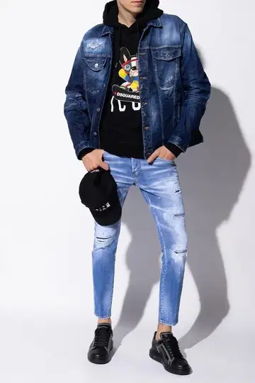 21AW DSQUARED2 Tidy Biker Jean 48