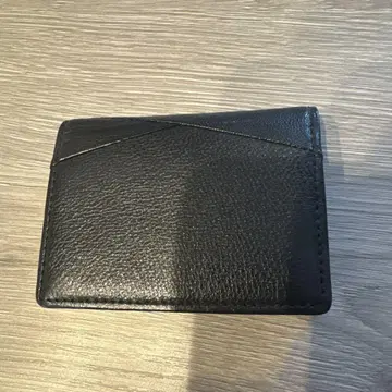 CYPRIS 블랙 가죽 코인 케이스