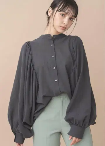 rrrrrrrrr 나인알 넘치는 셔츠 차콜 잉크 그레이
