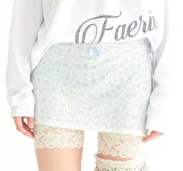 flower jacquard skirt pants faerie