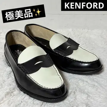 컨디션 최상 켄포드 콤비 로퍼 코인 멀티 컬러 26.5cm 3E