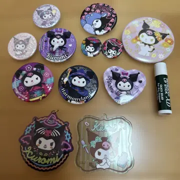 쿠로미 산리오 Kuromi 캔뱃지 묶음 판매