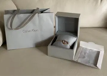 Calvin Klein 팔찌 하트 모티브 핑크 골드