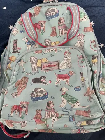 Cath Kidston 강아지 패턴 백팩 (가격 인하 협상 가능)