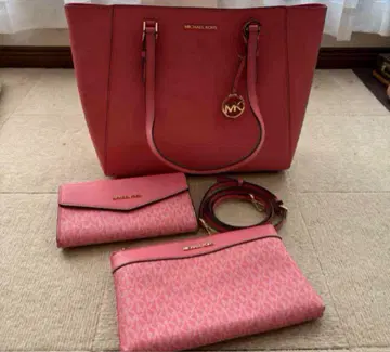 MICHAEL KORS 핑크 토트백 세트