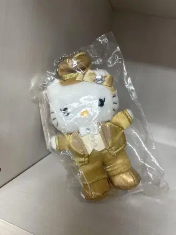 다카라즈카 가극단 헬로키티 골드 턱시도 봉제 인형