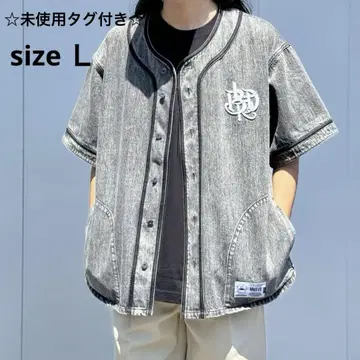 미사용 택 포함 [Liberaiders] 25SS 데님 베이스볼 셔츠