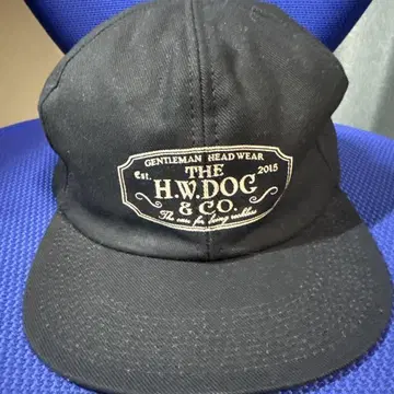 H.W.DOG & CO. 블랙 캡