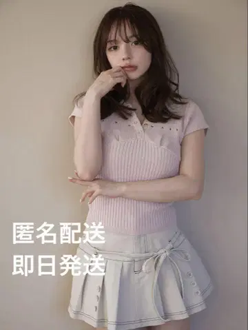 andmary Lindsay logo tops pink