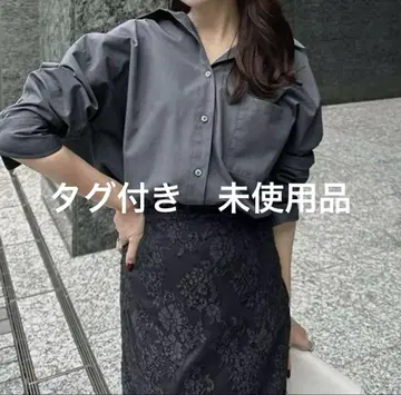 anuans 아뉴앙스 스탠다드 셔츠 차콜
