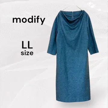 modify 모디파이 새상품급 드레이프넥 원피스 그레이 LL