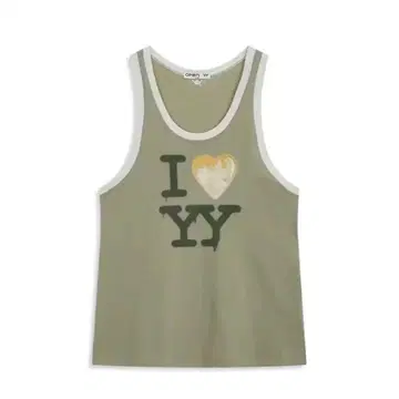 OPEN YY I YY 탱크탑 올리브 그린