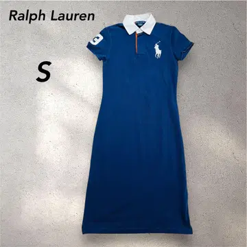 미사용 새상품 Ralph Lauren 피케 셔츠 원피스 빅 포니 S