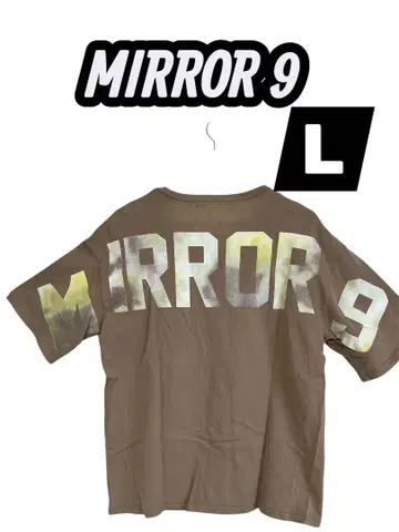 MIRROR 9 미러나인 티셔츠 사이즈 L