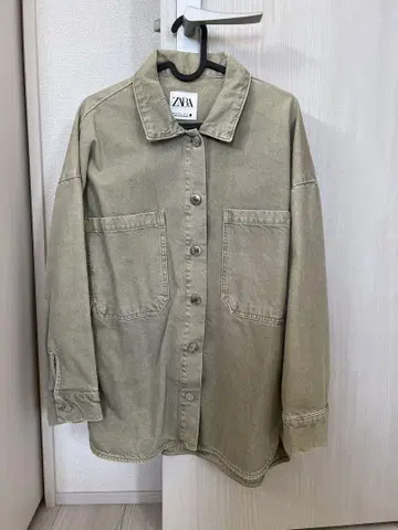 ZARA 카키 자켓 자켓 긴팔 카키 데님 자켓 M 가을/겨울