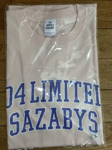 04 Limited Sazabys 핑크 티셔츠 XL