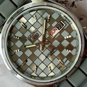 SEIKO 오토매틱 손목시계 실버 & 그레이 오버홀 완료 70S