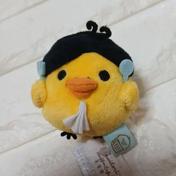 택 포함 키이로이토리 미식가 손바닥 봉제 인형 리락쿠마