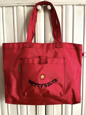 BETT'S BLUE 나일론 토트백 빨간색