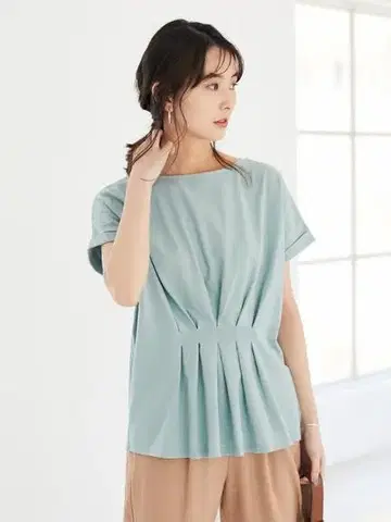새상품 쇼콜라피네 로브 프론트 턱 풀오버