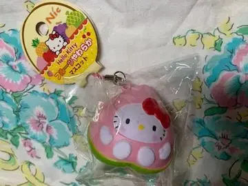 [미개봉 새상품급] 산리오 키티 복숭아 스퀴즈 레트로 야와라카 후르츠