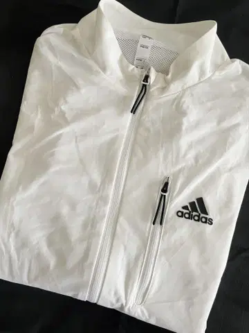 adidas 화이트 풀집업 자켓