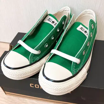 새상품 미사용 컨버스 올스타 로우컷 그린 23cm