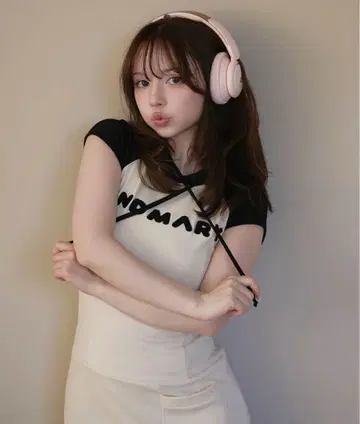 오늘 발송 andmary Mary logo mini dress