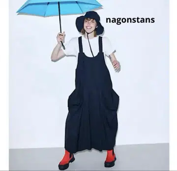 nagonstans 점퍼 스커트 발수 M 블랙