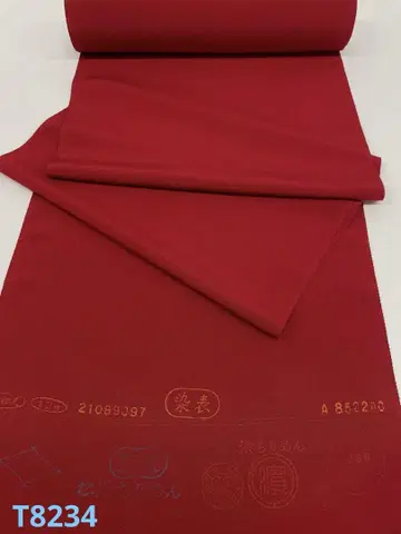 이로무지 하마 크레이프 원단 다홍색 순수 실크 옷감
