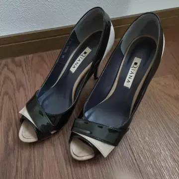 DIANA 블랙 베이지 힐 다이애나