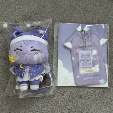 ANITEEZ 봉제 인형 키링 트레이딩 카드 홀더 트레이딩 카드 포함