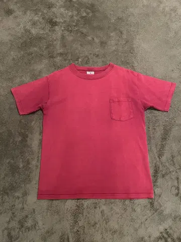 Goodwear 포켓 티셔츠 레드 미국제 M