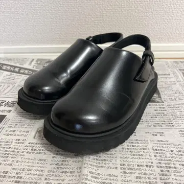 인기! 유니클로 유니클로C 크로그 신발 블랙 S