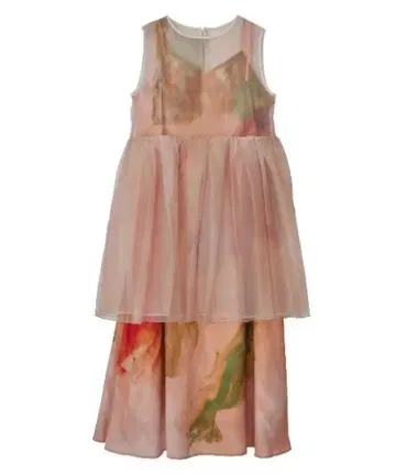 Ameri vintage 3way art dress 드레스 오렌지