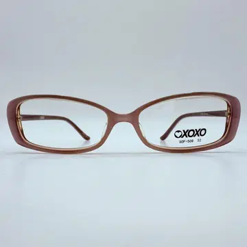 XOXO 안경 프레임 펄 퍼플 하트 모티브 일본제