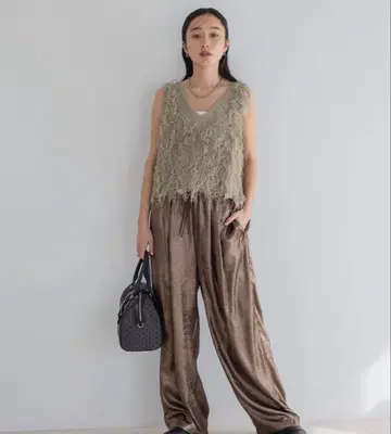 JEANASiS/글리터 이지 팬츠