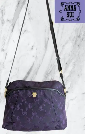 [새상품급] ANNA SUI 안나수이 숄더백 꽃 참 포함