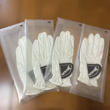 Srixon 골프 그로브 사이즈 18 화이트 4세트