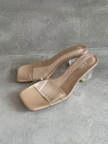 ZARA 클리어 힐 샌들 23.5