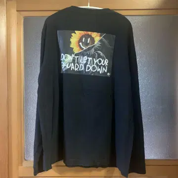 새상품급 밴드 티셔츠 UVERworld 롱티 해바라기 M사이즈