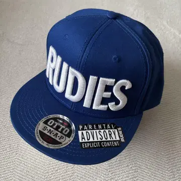 RUDIES 스냅백 캡 파랑