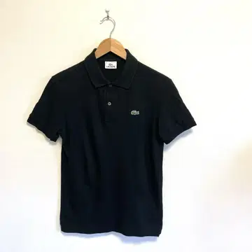 라코스테 피케 셔츠 블랙 3 PH051E 남성용 파브리카