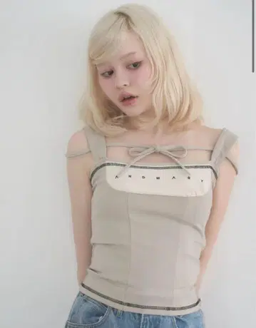오늘 발송 andmary Luca stitch tops