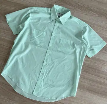 70s SEARS 시어스 셔츠 터쿼이즈 블루 구제 빈티지