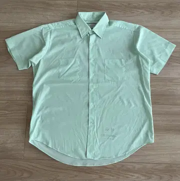70s SEARS 시어스 셔츠 터쿼이즈 블루 구제 빈티지