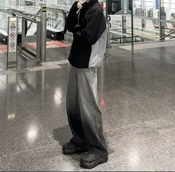 youll 와이드 레그 데님 그라데이션